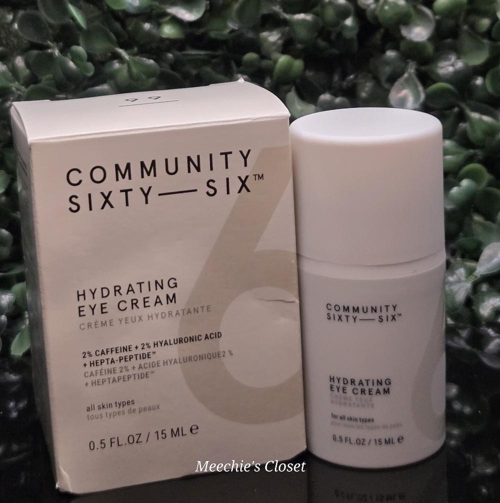 Bright-Eyed Boost | Hydrating Eye Cream by Community Sixty-Six – 0.5 fl oz NIB